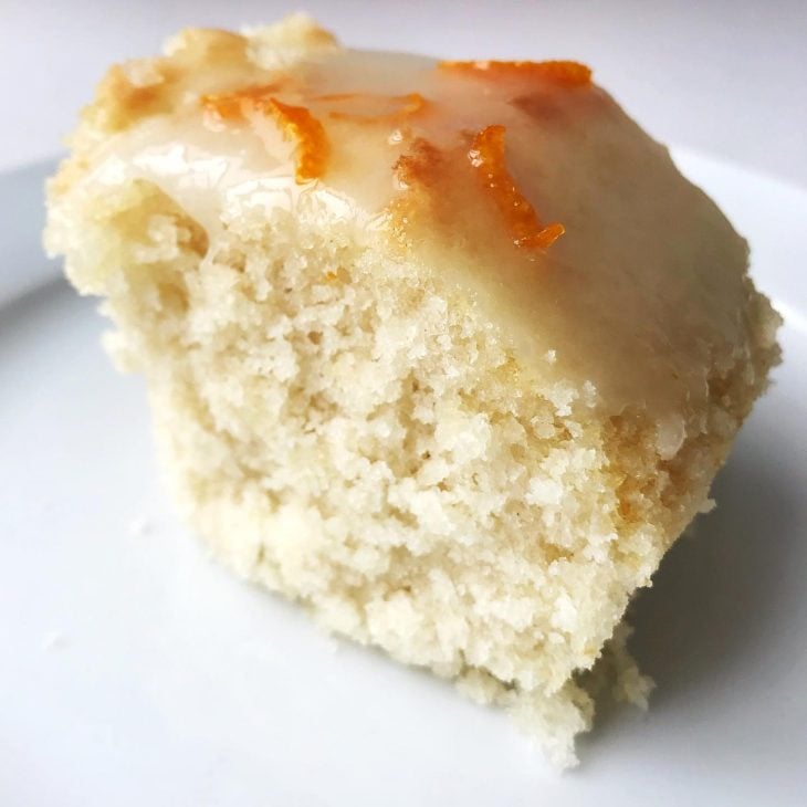Bolo cítrico vegano