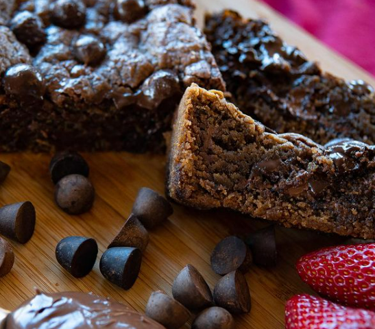 Bolo cookie com Nutella