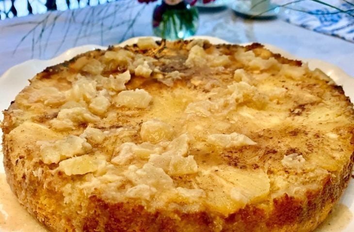 Bolo de abacaxi fit