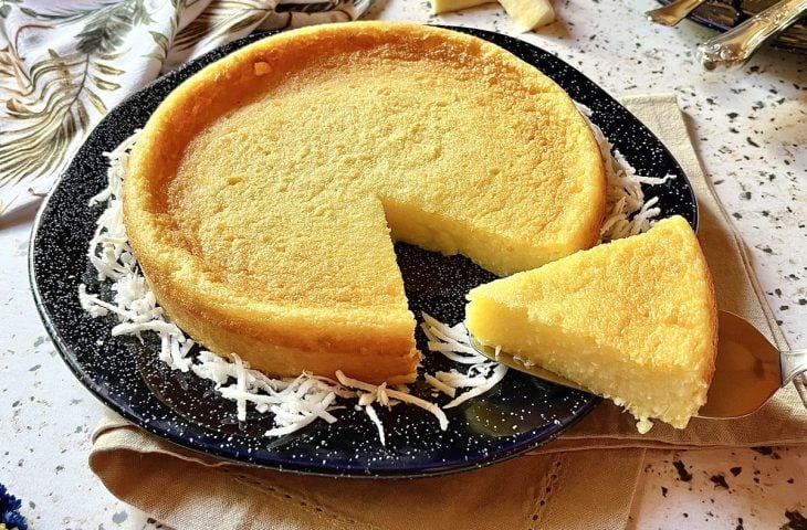 Bolo de aipim de liquidificador