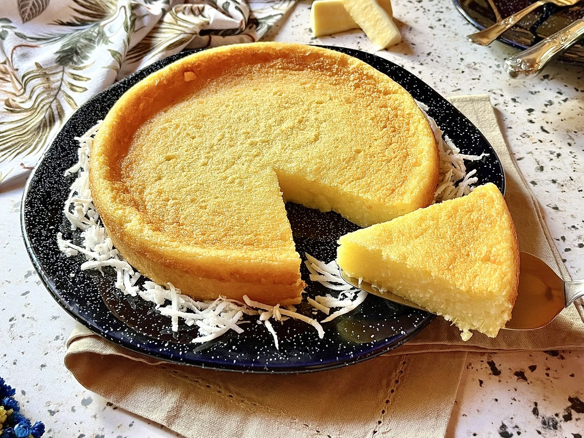 Bolo de aipim de liquidificador
