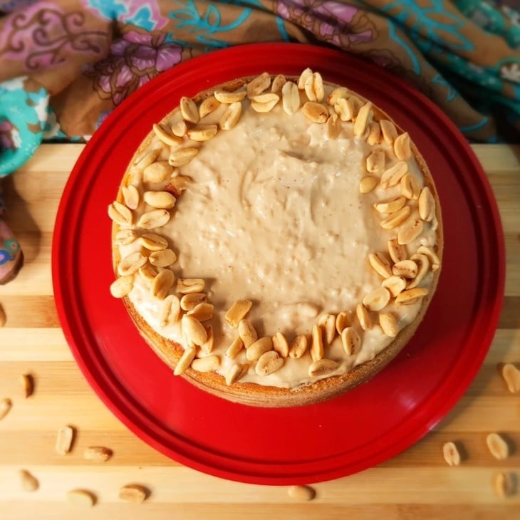 Bolo de amendoim com farinha de arroz