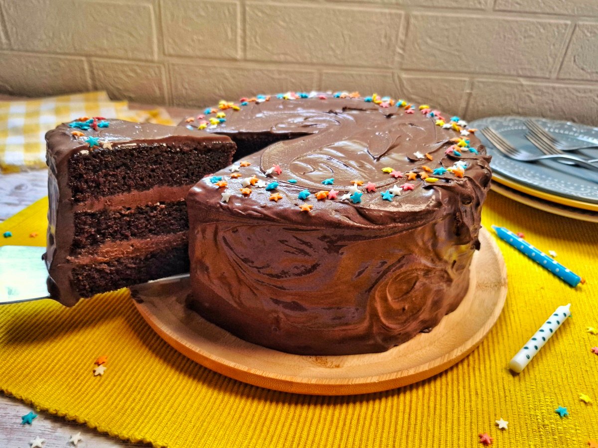 Bolo de aniversário simples
