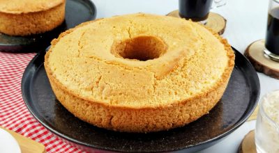 Bolo de arroz cru simples