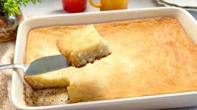 Bolo de arroz sem leite