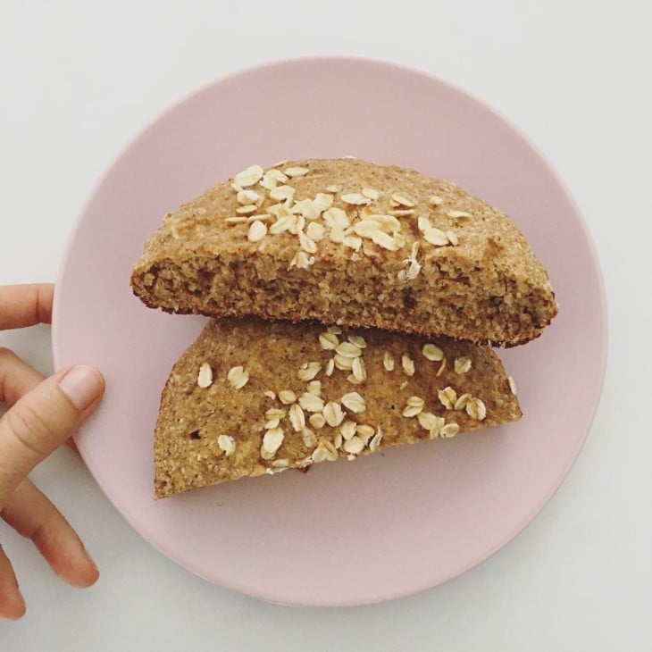 Bolo de aveia com coco de frigideira