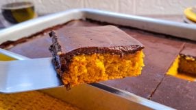 Bolo de aveia e cenoura