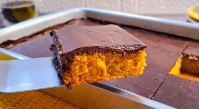 Bolo de aveia e cenoura