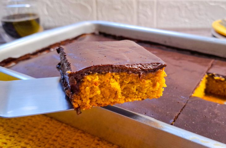 Bolo de aveia e cenoura