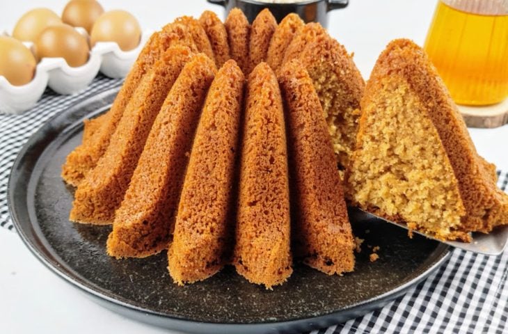 Bolo de aveia simples