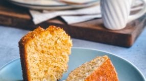 Bolo de bagaço de milho