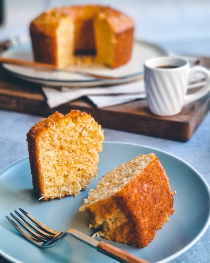 Bolo de bagaço de milho