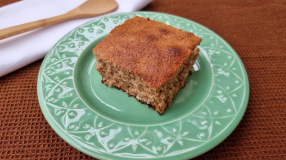 Bolo de banana com aveia fácil