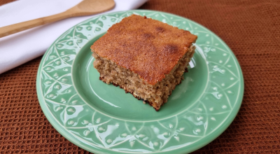 Bolo de banana com aveia fácil