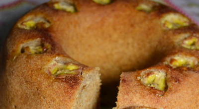 Bolo de banana com farinha de rosca