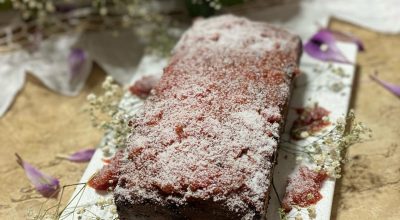 Bolo de banana com goiabada