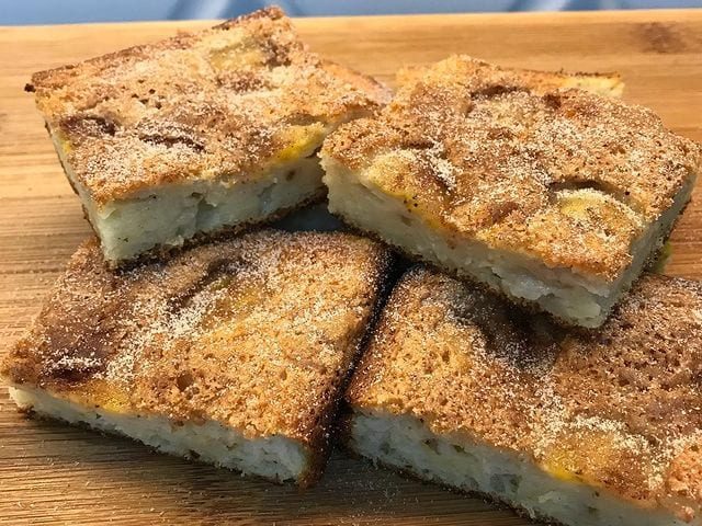 Bolo de banana com iogurte