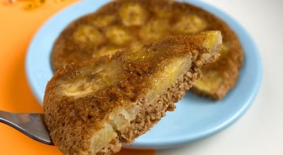 Bolo de banana de frigideira fit