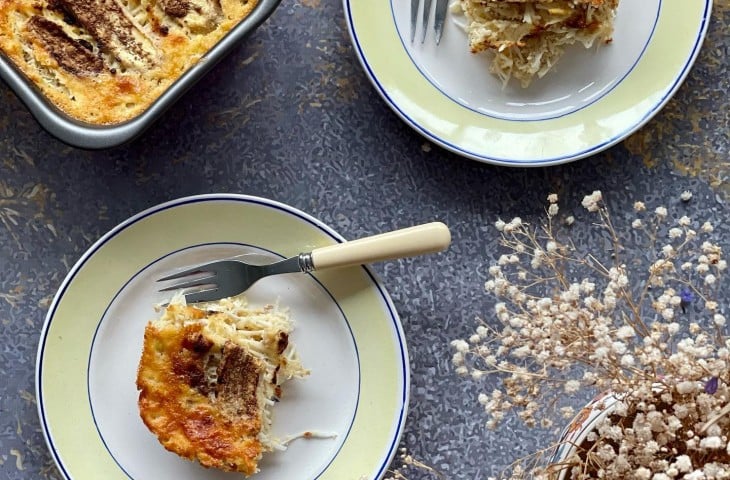 Bolo de banana e coco sem farinha