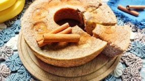 Bolo de banana fit