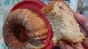 Bolo de banana fofinho