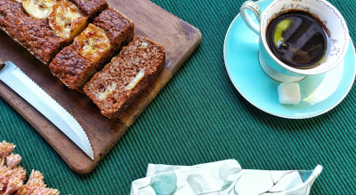 Bolo de banana na airfryer