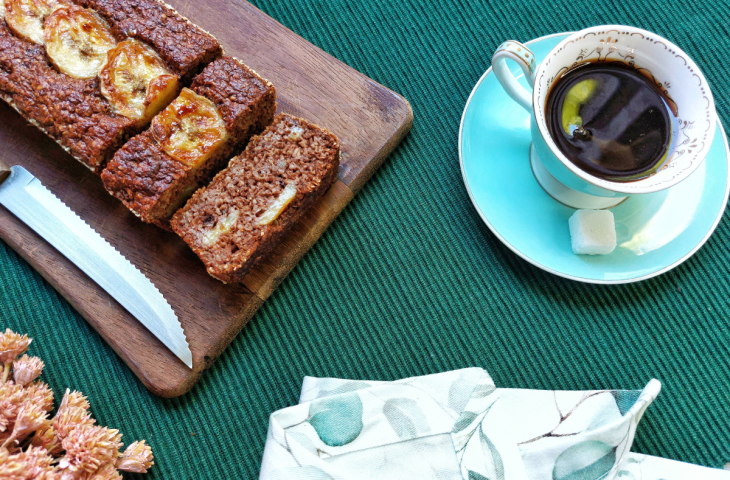 Bolo de banana na airfryer