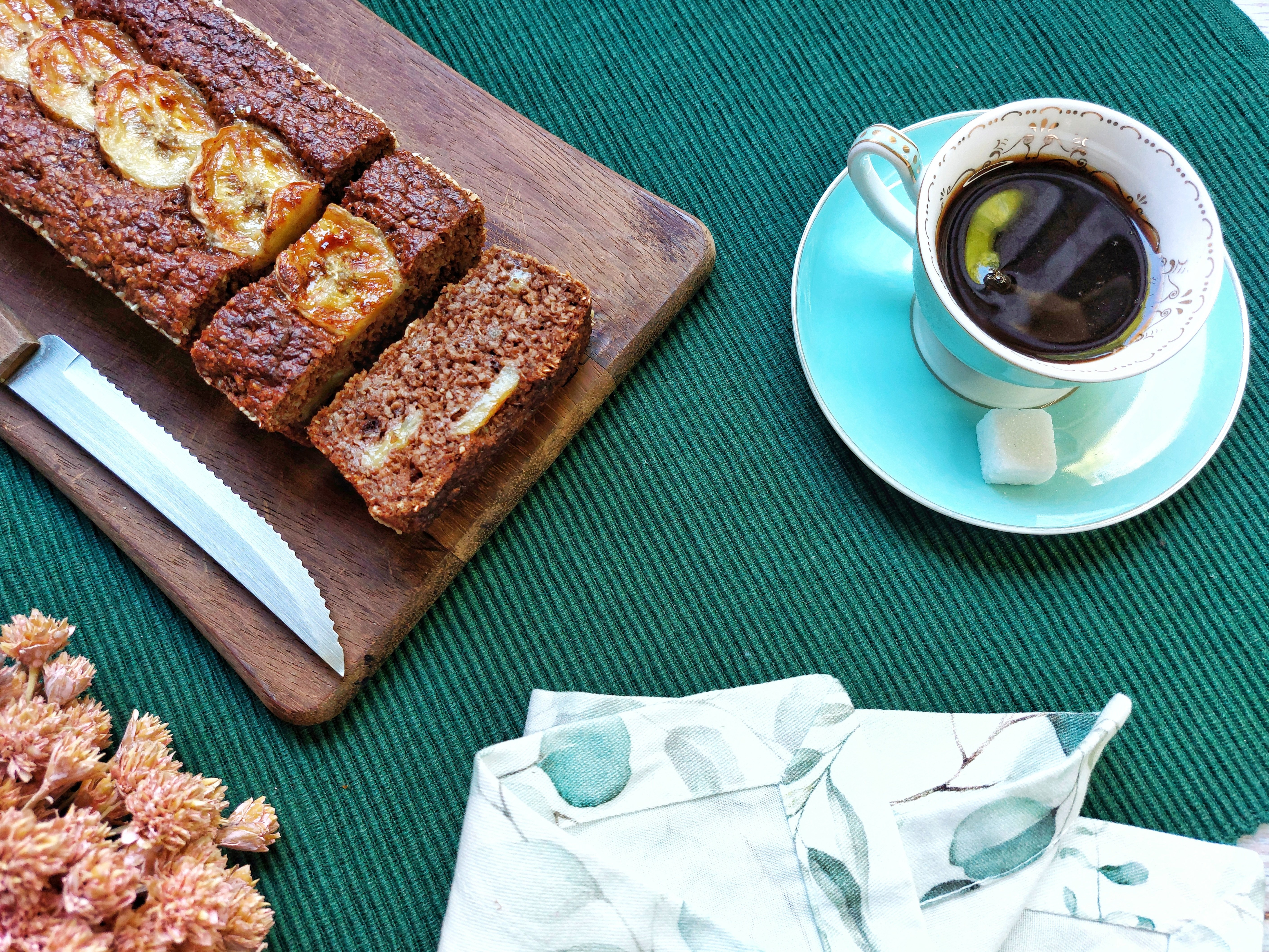 Bolo de banana na airfryer