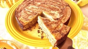 Bolo de banana sem glúten e lactose