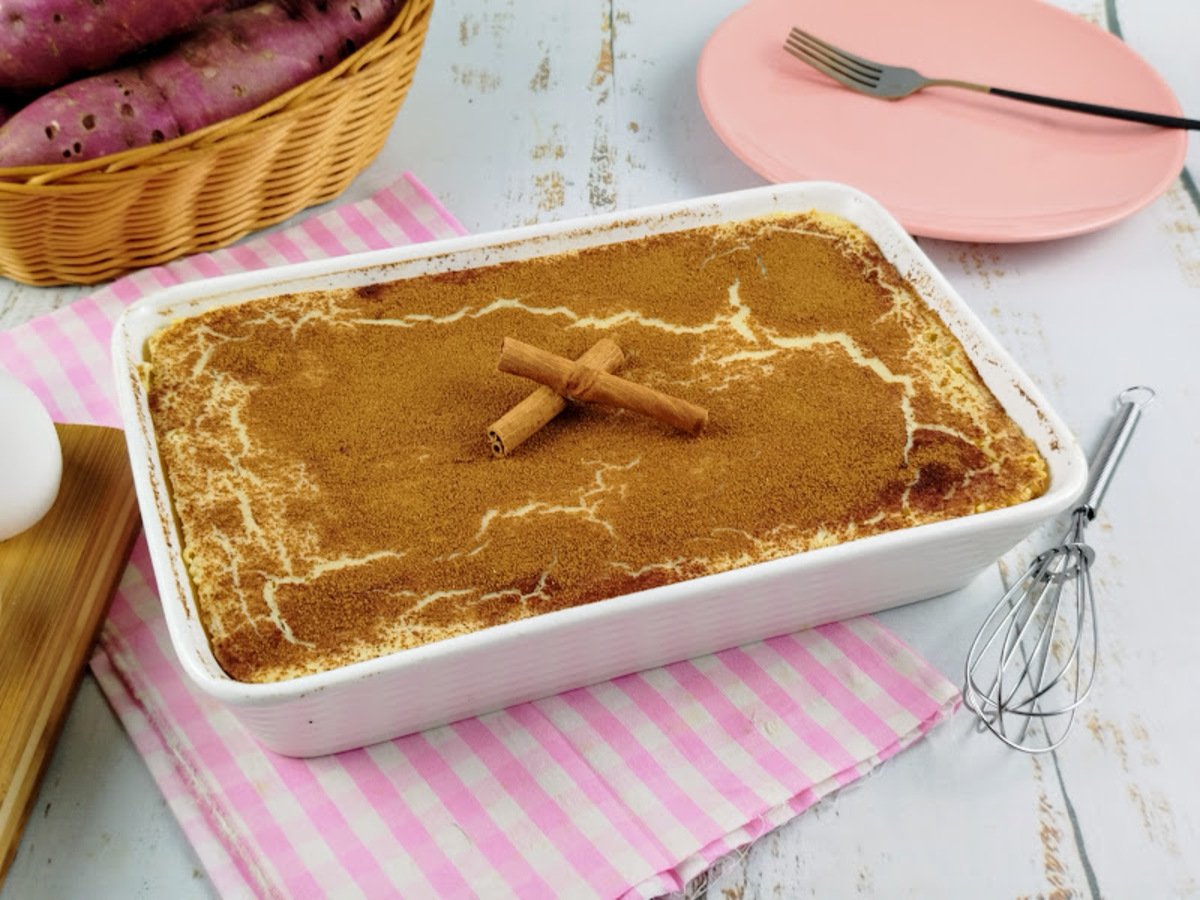 Bolo de batata-doce fácil