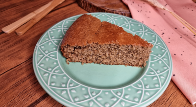 Bolo de batata-doce fit de liquidificador