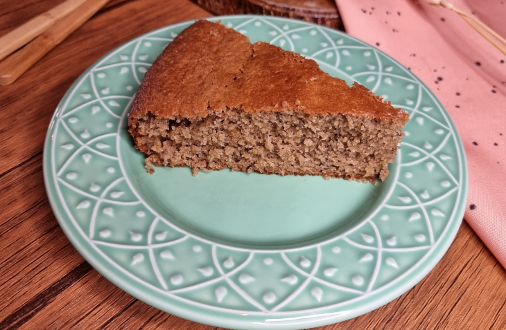 Bolo de batata-doce fit de liquidificador