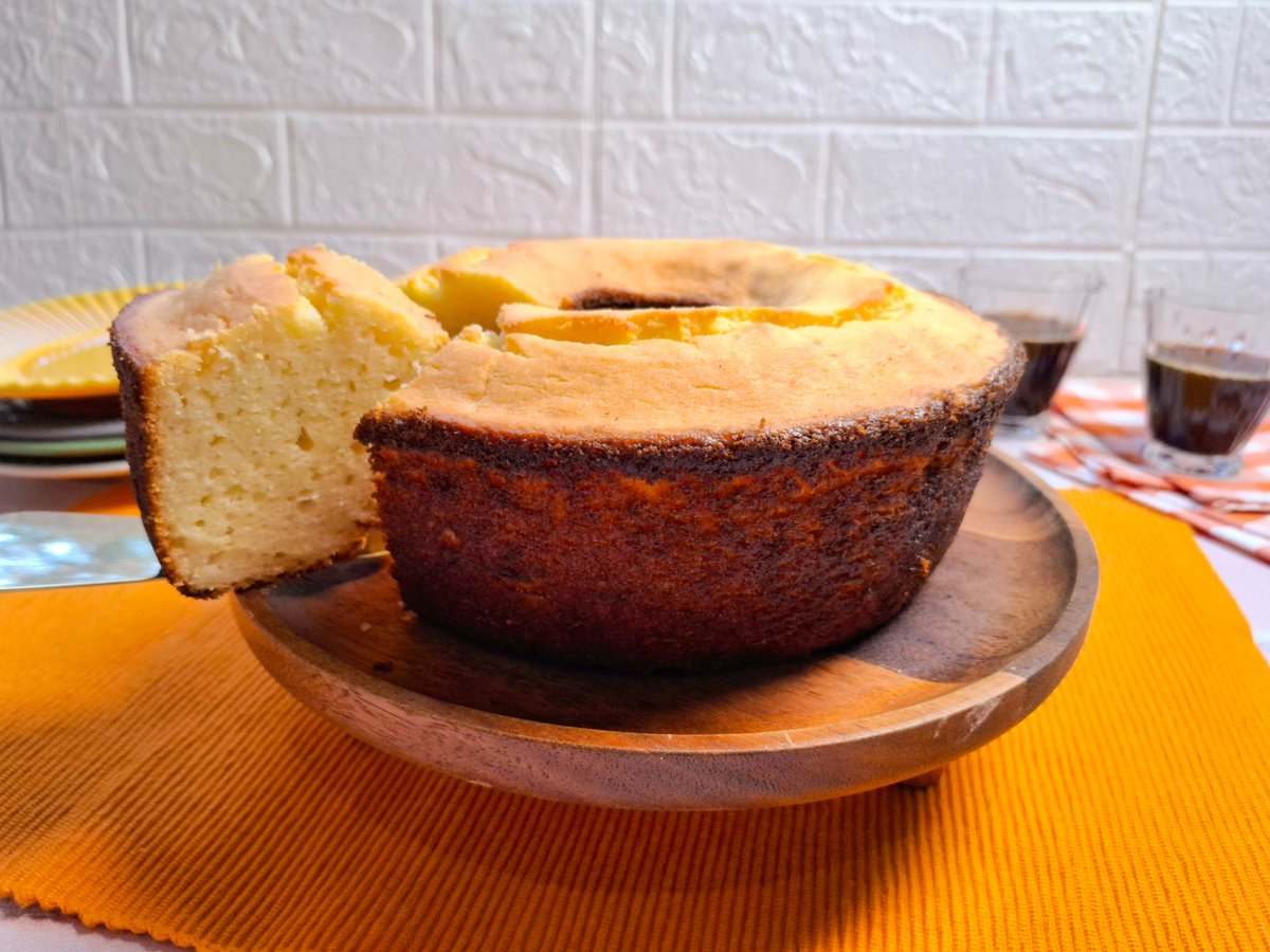 Bolo de batata-doce sem farinha de trigo