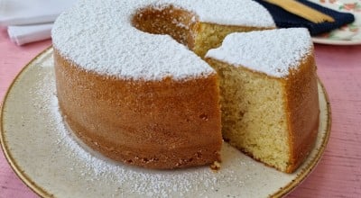 Bolo de baunilha