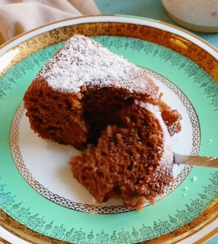 Bolo de cacau com laranja