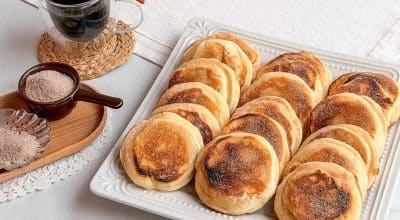 Bolo de caco sem ovo