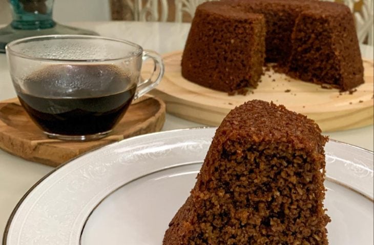 Bolo de café funcional