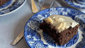 Bolo de café sem glúten e sem lactose