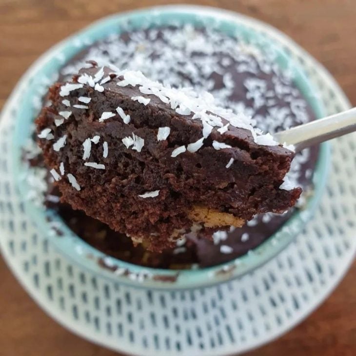 Bolo de caneca de cacau