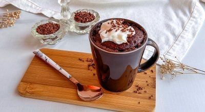Bolo de caneca fofinho