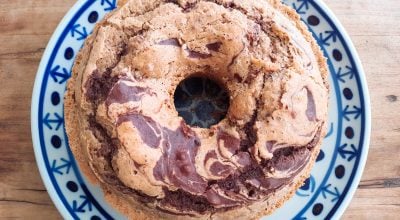 Bolo de canela mesclado