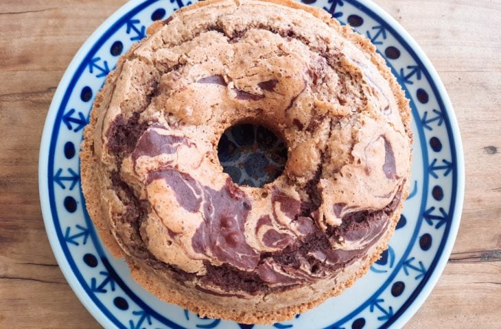 Bolo de canela mesclado