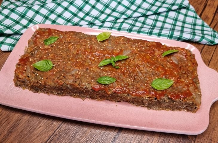 Bolo de carne vegano