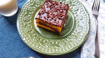 Bolo de cenoura com chocolate fácil