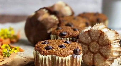 Bolo de cenoura com farinha de amendoim