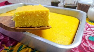 Bolo de cenoura com farinha de arroz