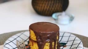Bolo de cenoura com farinha láctea