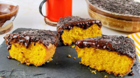 Bolo de cenoura com maizena