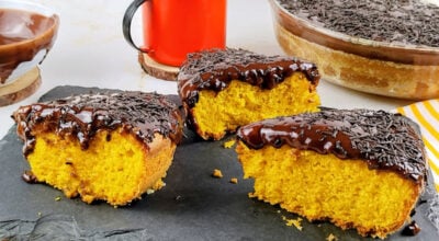 Bolo de cenoura com maizena
