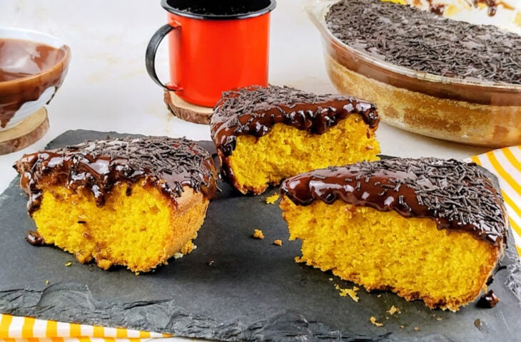 Bolo de cenoura com maizena